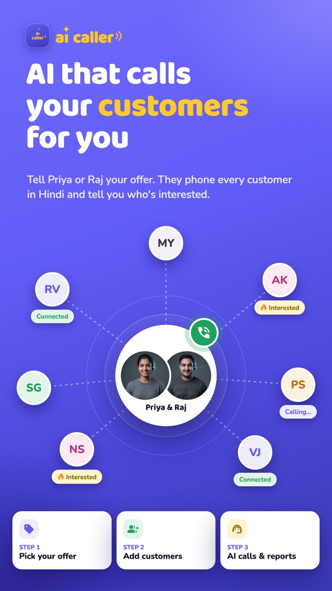 AI that calls your customers for you